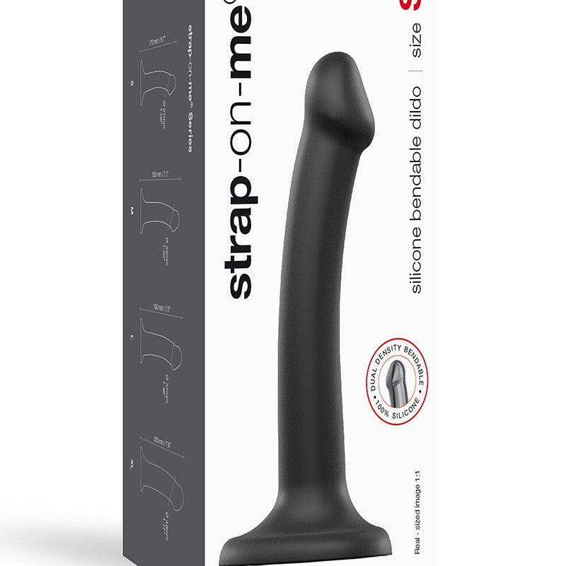 Strap-On-Me - Semi-Realistische Dildo Met Zuignap - Zwart-Erotiekvoordeel.nl