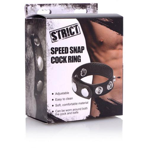 Strict - Speed Snap Cock- En Balring-Erotiekvoordeel.nl