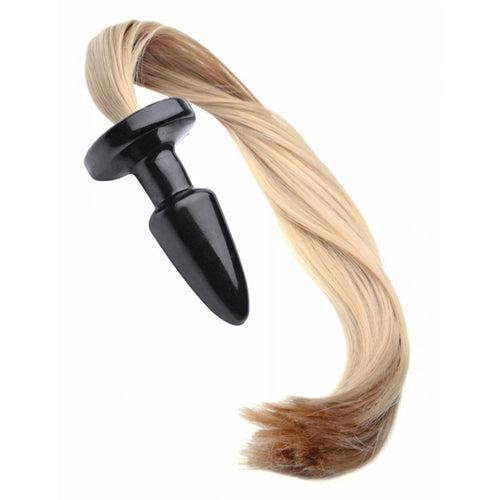 Tailz - Pony Staart Buttplug - blond-Erotiekvoordeel.nl