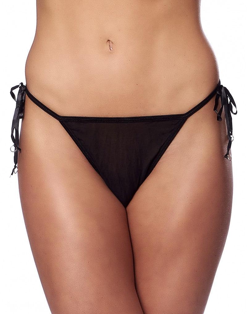 Tanga Slip Van Zwart Fantasie kant-Erotiekvoordeel.nl