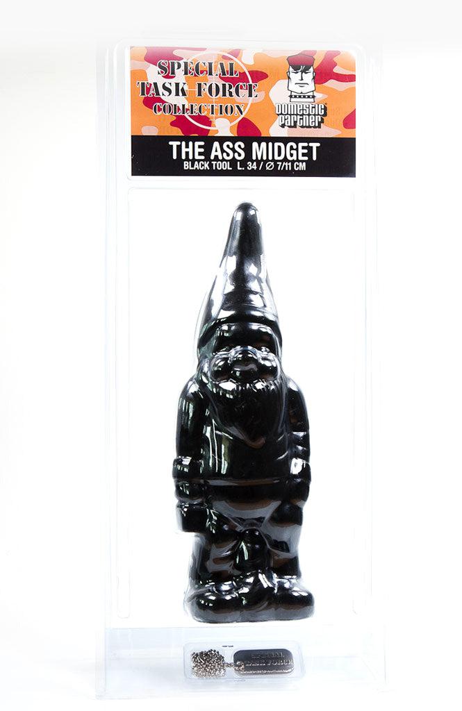 The Ass Midget - Kont Kabouter XXL Anaal Dildo - Zwart-Erotiekvoordeel.nl