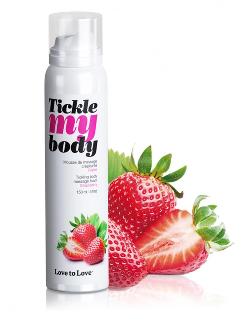 Tickle my Body - Massagemousse - Aardbei-Erotiekvoordeel.nl