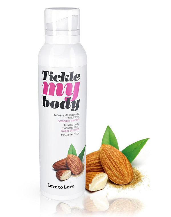 Tickle my Body - Massagemousse - Sweet Almond-Erotiekvoordeel.nl