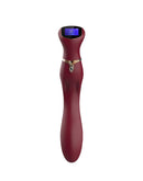 Viotec - Chance - G-Spot Vibrator - Massager - Met LCD Scherm - Goud en Wijnrood - Luxueuze Zachte Siliconen-Erotiekvoordeel.nl