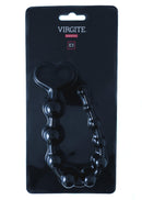 Virgite - Anaal kralen snoer 33.5 cm - Zwart-Erotiekvoordeel.nl