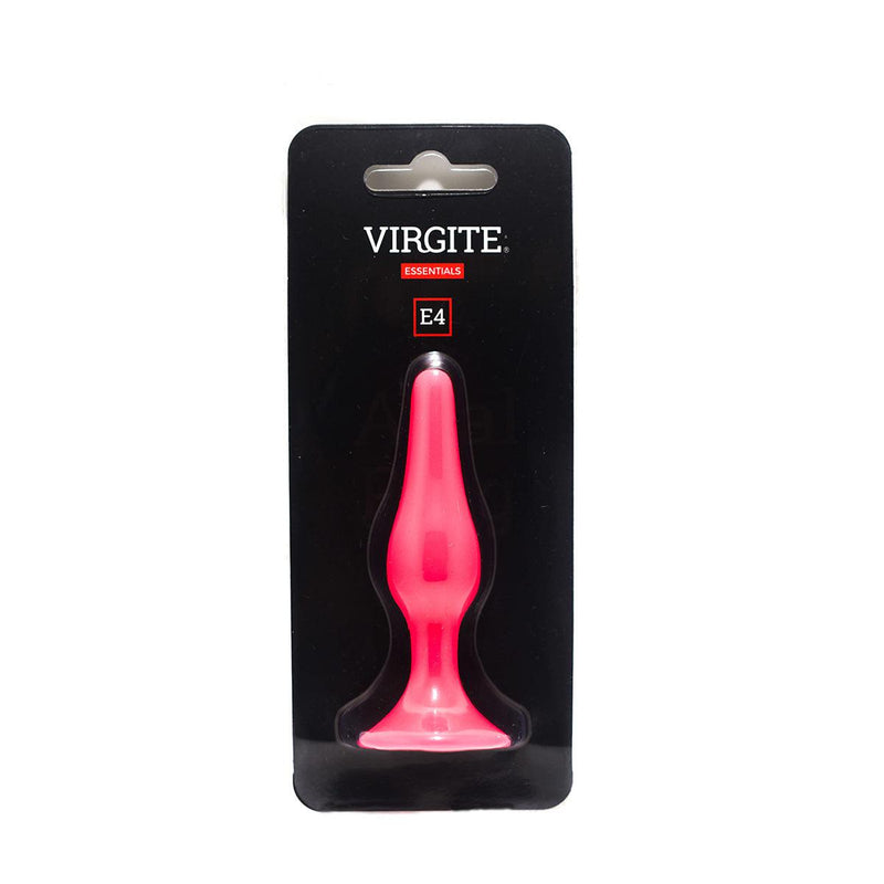 Virgite - Buttplug Met Zuignap 11,5 cm - Roze-Erotiekvoordeel.nl