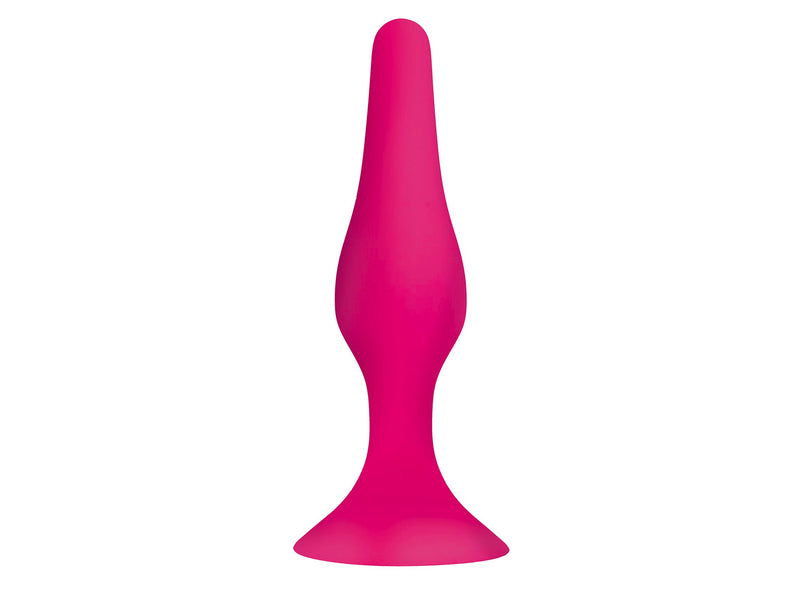 Virgite - Buttplug Met Zuignap 11,5 cm - Roze-Erotiekvoordeel.nl