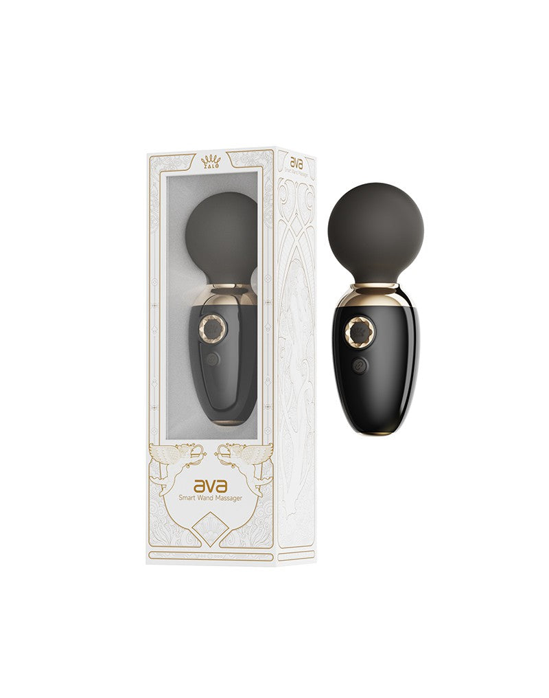 ZALO - Ava - Verwarmende Mini Wandvibrator met App Bediening - Zwart-Erotiekvoordeel.nl