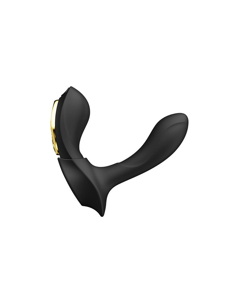 Zalo - Aya - Draagbare Panty Vibrator Met Afstandsbediening - Vibrerend Slipje - Obsidian Zwart-Erotiekvoordeel.nl