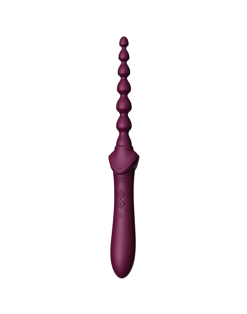 Zalo - Bess 2 - Verwarmde Pinpoint Clitoris Vibrator- Met Extra opzetstukken - Amethyst Paars-Erotiekvoordeel.nl