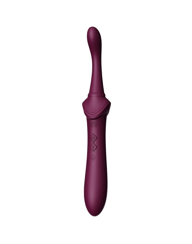 Zalo - Bess 2 - Verwarmde Pinpoint Clitoris Vibrator- Met Extra opzetstukken - Amethyst Paars-Erotiekvoordeel.nl