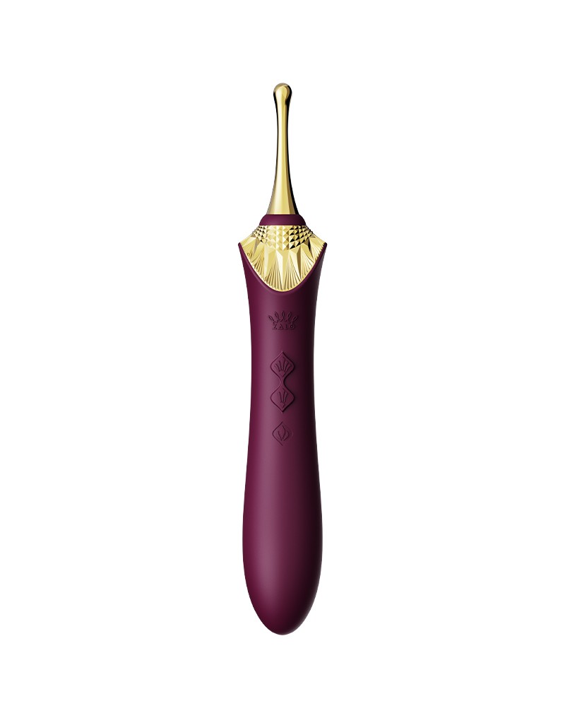 Zalo - Bess 2 - Verwarmde Pinpoint Clitoris Vibrator- Met Extra opzetstukken - Amethyst Paars-Erotiekvoordeel.nl