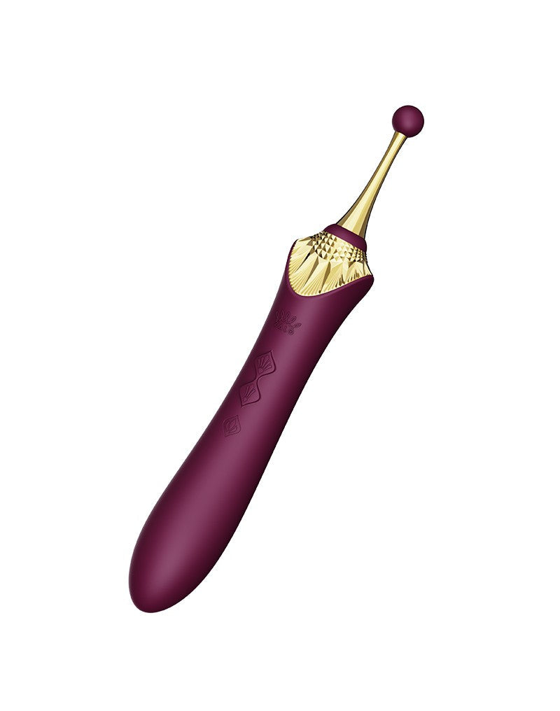 Zalo - Bess 2 - Verwarmde Pinpoint Clitoris Vibrator- Met Extra opzetstukken - Amethyst Paars-Erotiekvoordeel.nl