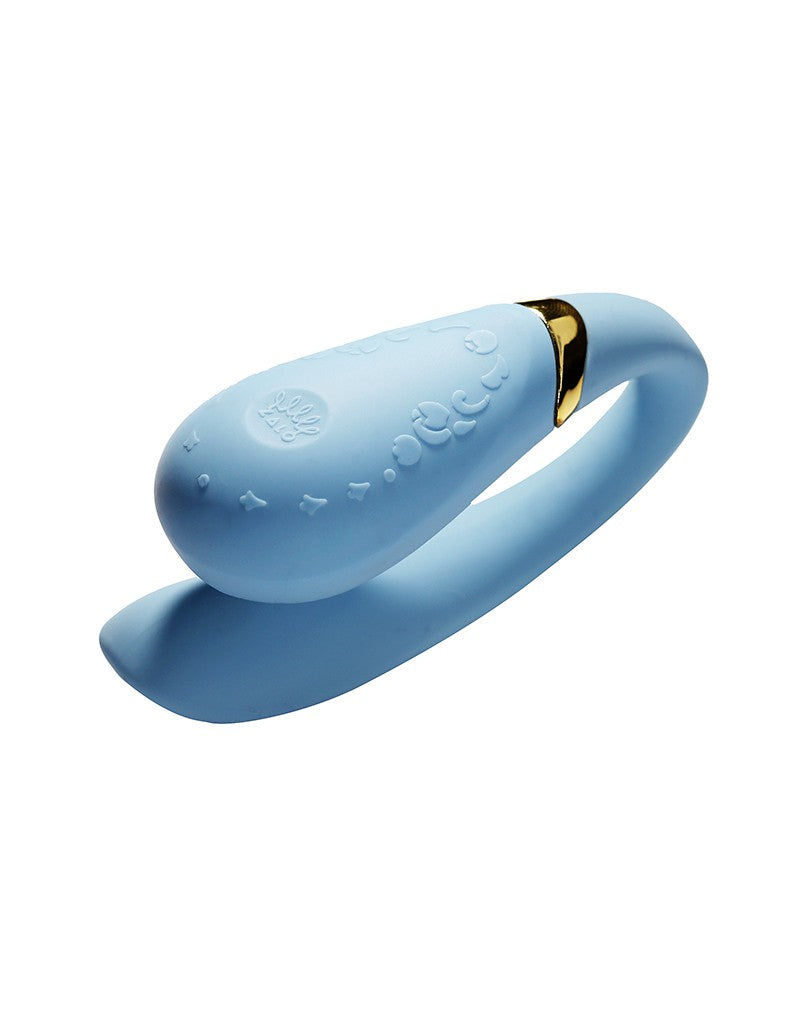 Zalo - Fanfan - Partner Vibrator - Met Afstandsbediening En App Control - Blauw-Erotiekvoordeel.nl