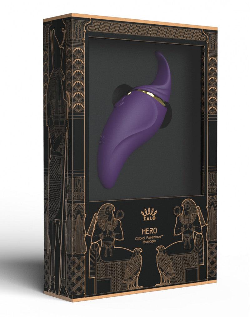 Zalo - Hero - Clitoral Pulsewave Vibrator - Amethyst Paars-Erotiekvoordeel.nl