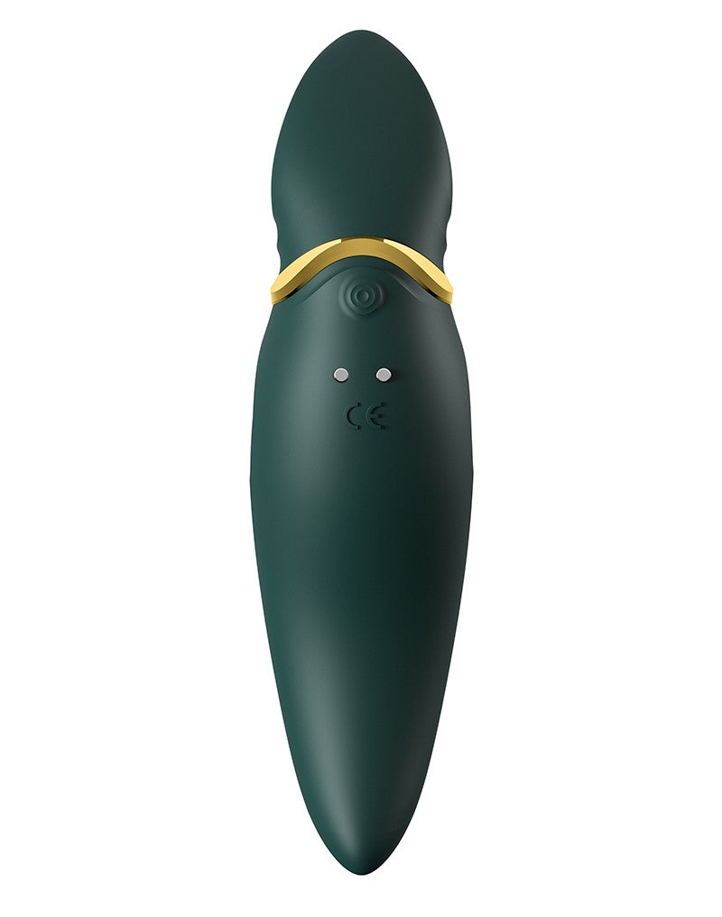 Zalo - Hero - Clitoral Pulsewave Vibrator - Smaragd Groen-Erotiekvoordeel.nl