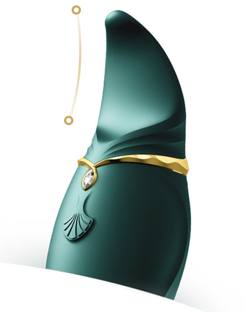 Zalo - Hero - Clitoral Pulsewave Vibrator - Smaragd Groen-Erotiekvoordeel.nl