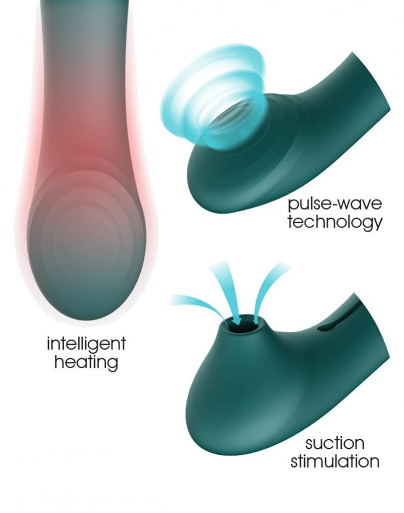 Zalo - Queen - PulseWave G-spot Vibrator - Amethyst Paars-Erotiekvoordeel.nl