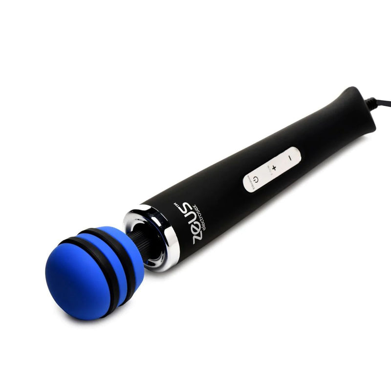 Zeus - E-stim Electrosex Wand Vibrator Blue Arc-Erotiekvoordeel.nl