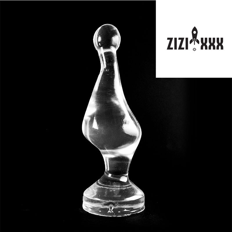 ZiZi - Buttplug Gama 18,5 x 6,5 cm - Transparant-Erotiekvoordeel.nl