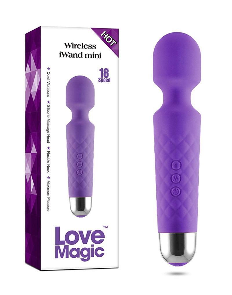 iWand Mini Wand Vibrator - Paars-Erotiekvoordeel.nl