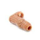 Kiotos Monstar 08 - Penis Sleeve - Penisverlenging - Met Ball Stretcher Opening - Diameter Ø 50 mm - Siliconen - Beige-Erotiekvoordeel.nl
