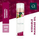 Exotiq Massageolie Sensual Cherry – Massageolie voor een Ontspannende Massage met Kersengeur – Zijdezacht en Verzorgende Werking – 100 ml