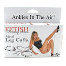 Menottes de cheville réglables en métal