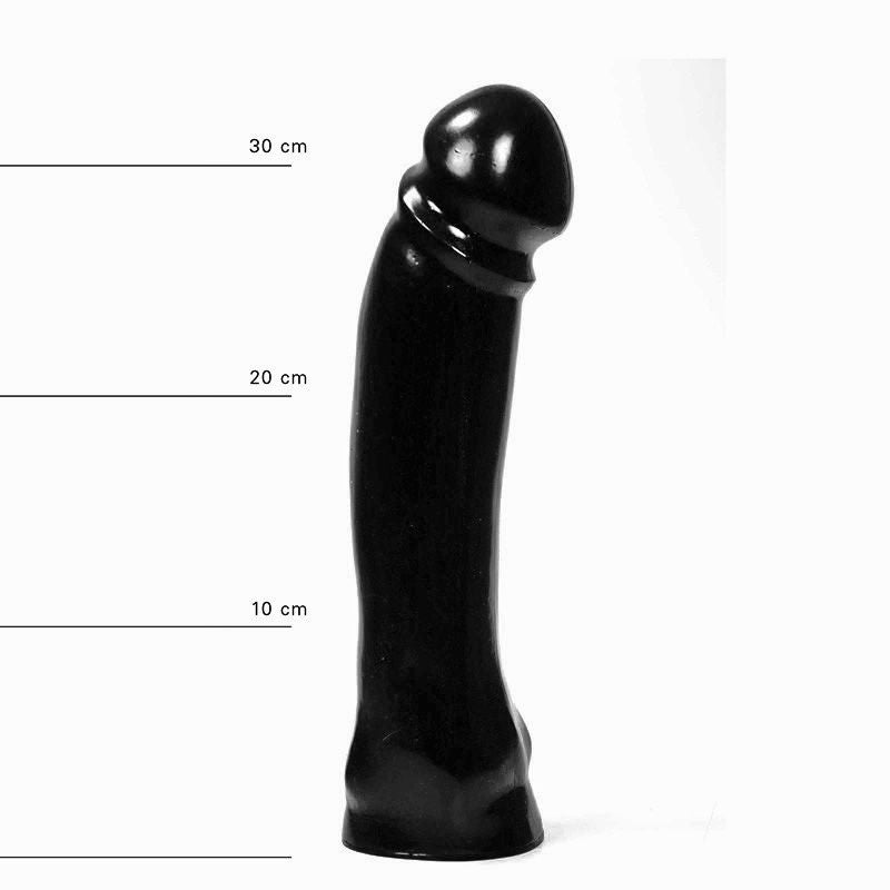 All Black - Anaal Dildo - 33 x 7 cm - Zwart-Erotiekvoordeel.nl