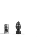All Black - Handgranaat Buttplug 15 x 6 cm - Zwart