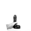 All Black - Klassieke Dildo 19 x 4,8 cm - Zwart