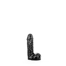 All Black - Klassieke Dildo 19 x 4,8 cm - Zwart