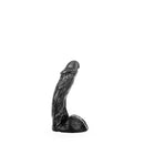 All Black - Klassieke Dildo 23 x 5 cm - Zwart