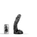 All Black - Klassieke Dildo 23 x 5 cm - Zwart