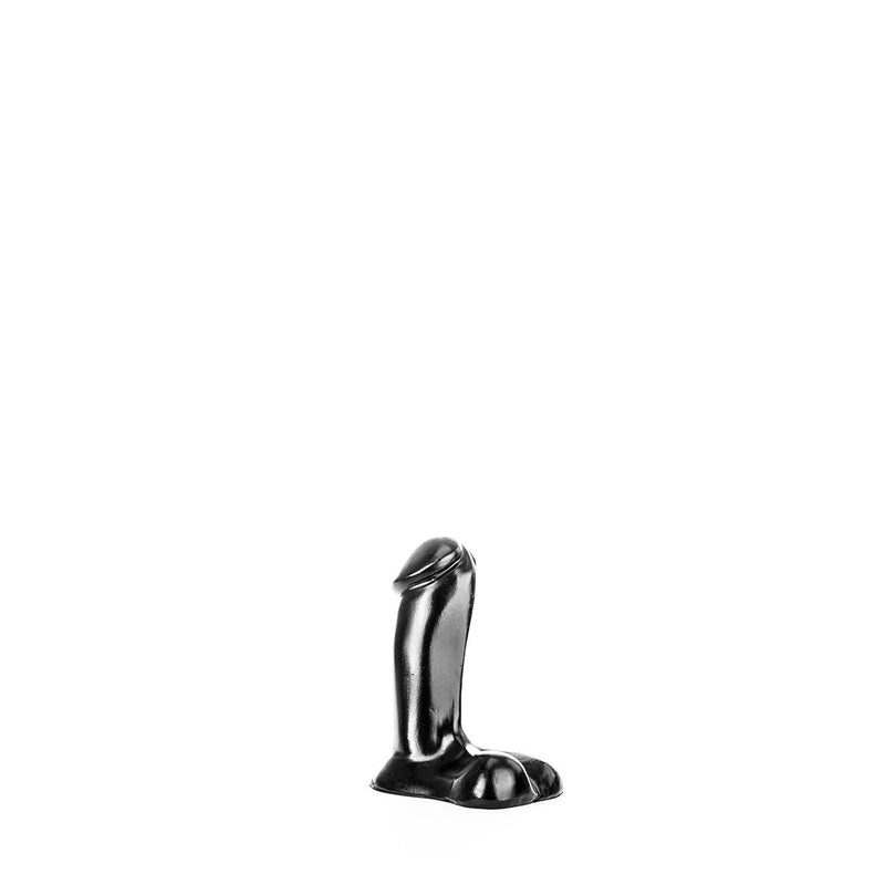 All Black - Realistische Dildo 14 x 5 cm - Zwart