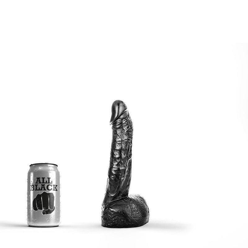 All Black - Realistische Dildo 22 x 4.5 cm