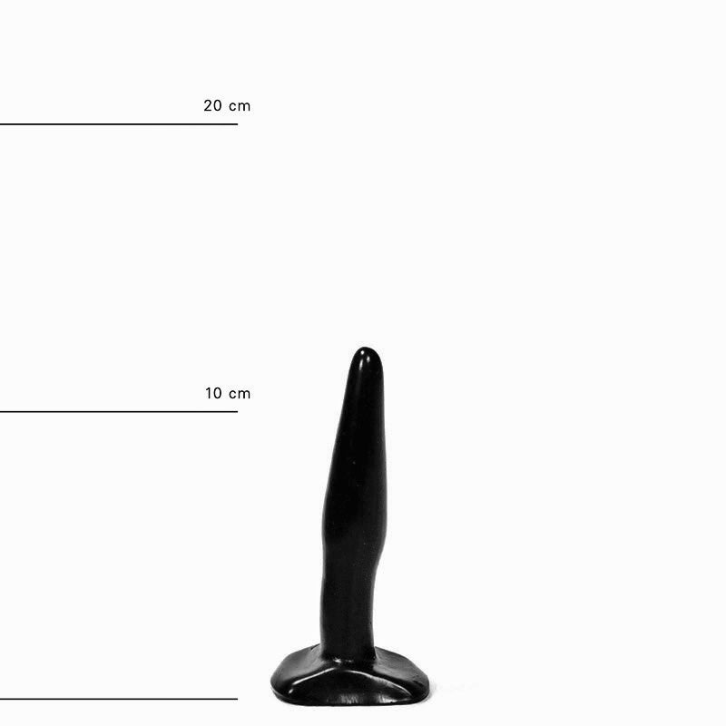 All Black - Smalle Buttplug 12 x 2.5 cm - Zwart-Erotiekvoordeel.nl