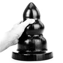 All Black - Triple Pleasure Buttplug - Zwart