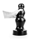 All Black - XXL Buttplug Met bolletjes 38 x 11.5 cm - Zwart