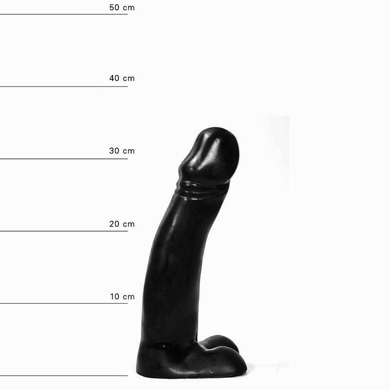 All Black - XXL Realistische Dildo 34 x 5.5 cm - Zwart