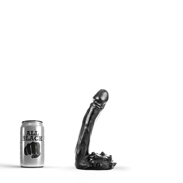 All Black - Zwarte dildo - 19 cm