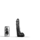 All Black - Zwarte realistische dildo - 20 cm