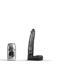 All Black - Zwarte realistische dildo - 21 cm