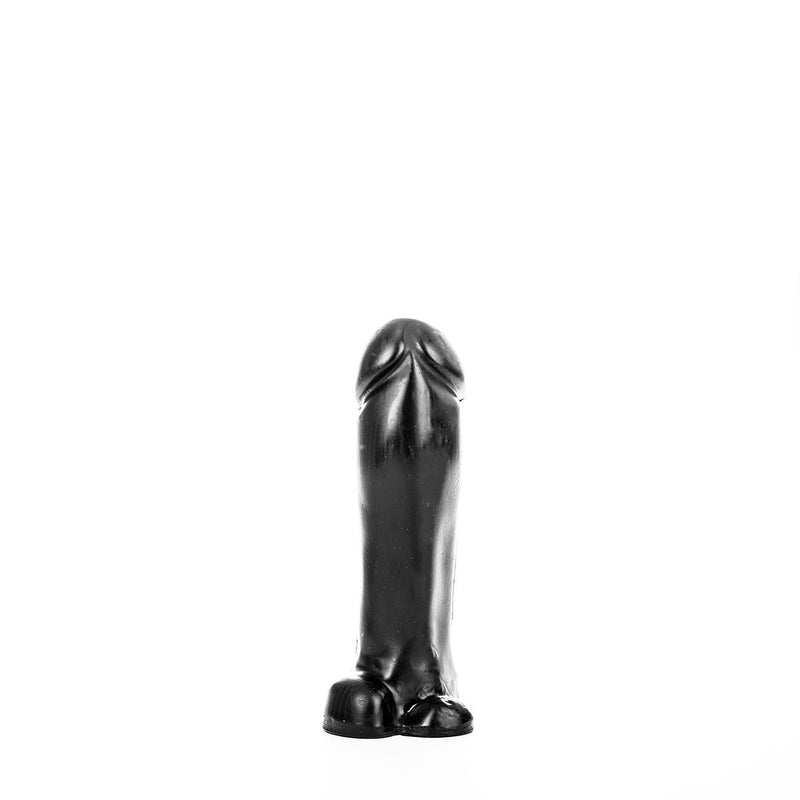 All Black - Zwarte realistische dildo - 22 cm-Erotiekvoordeel.nl