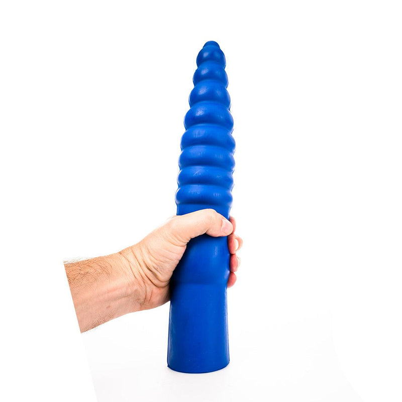 All Blue - Anaal Dildo 33 x 6 cm - Blauw