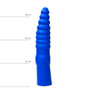 All Blue - Anaal Dildo 33 x 6 cm - Blauw