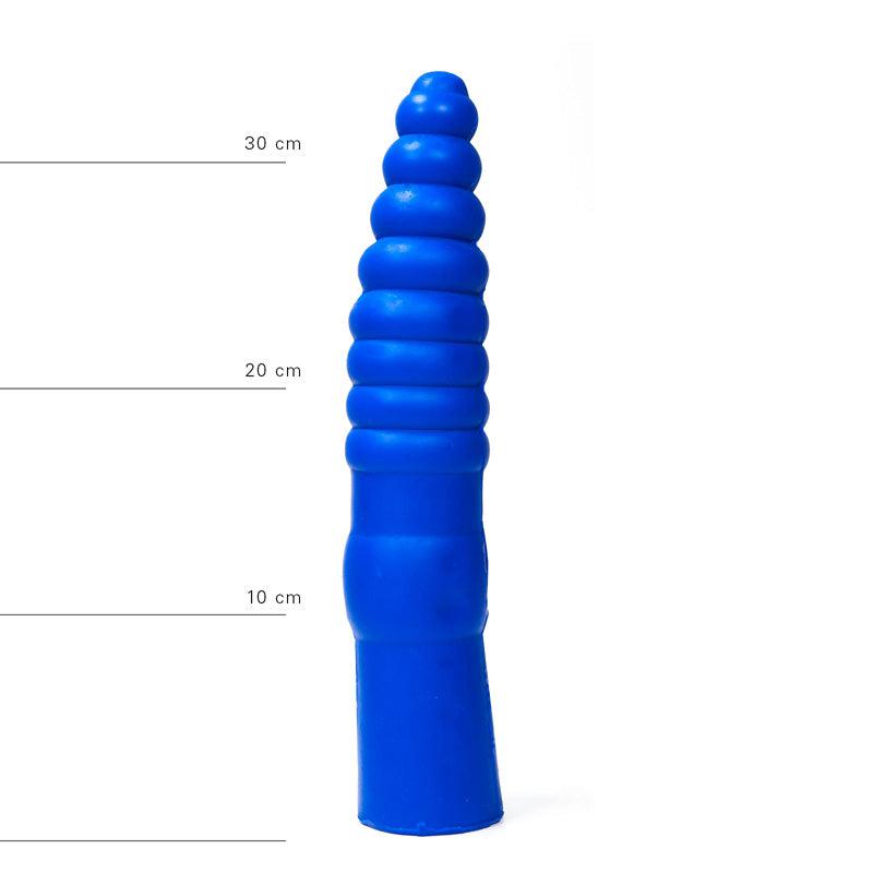 All Blue - Anaal Dildo 33 x 6 cm - Blauw