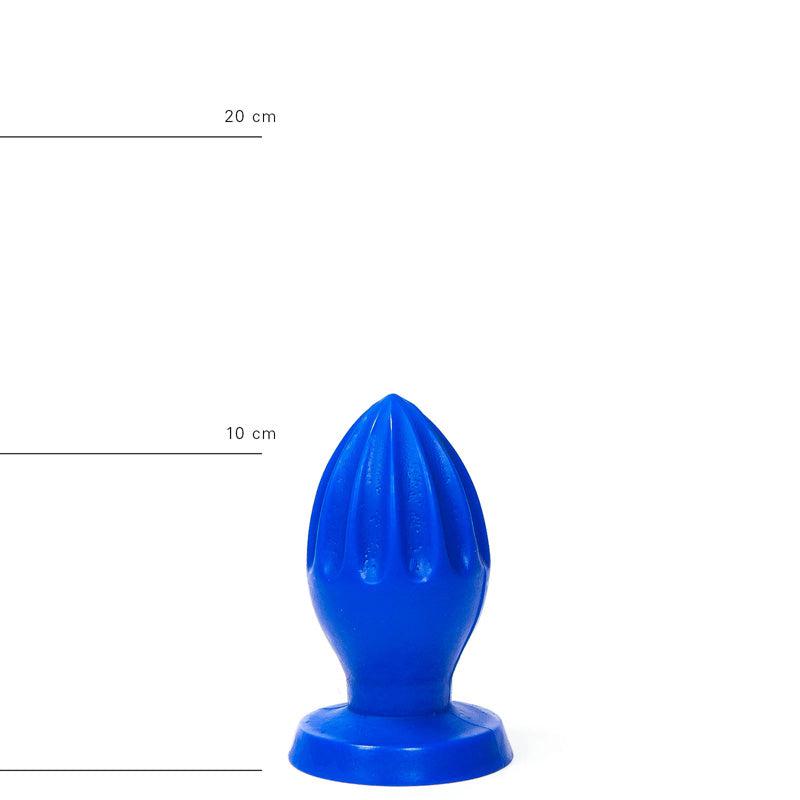 All Blue - Buttplug 12 x 5 cm - Blauw-Erotiekvoordeel.nl