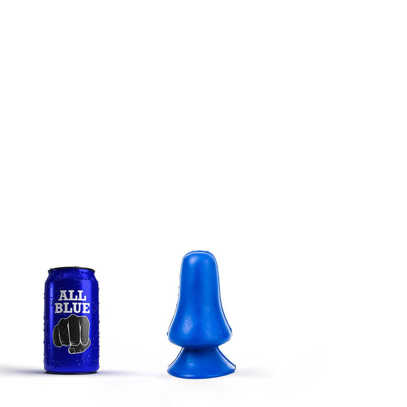 All Blue - Buttplug 12 x 7 cm - Blauw