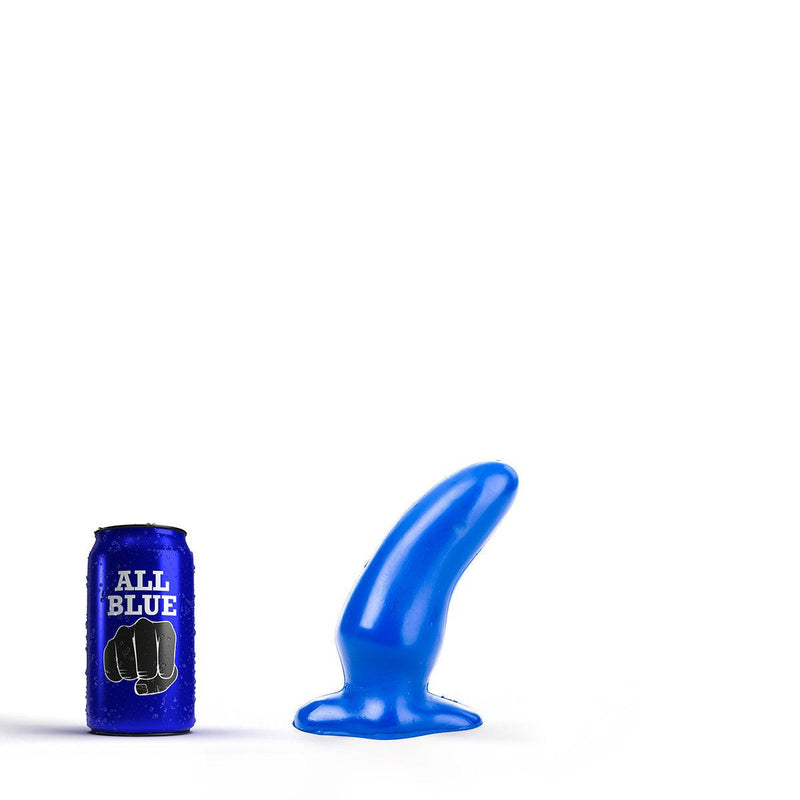 All Blue - Buttplug 13 x 5 cm - Blauw